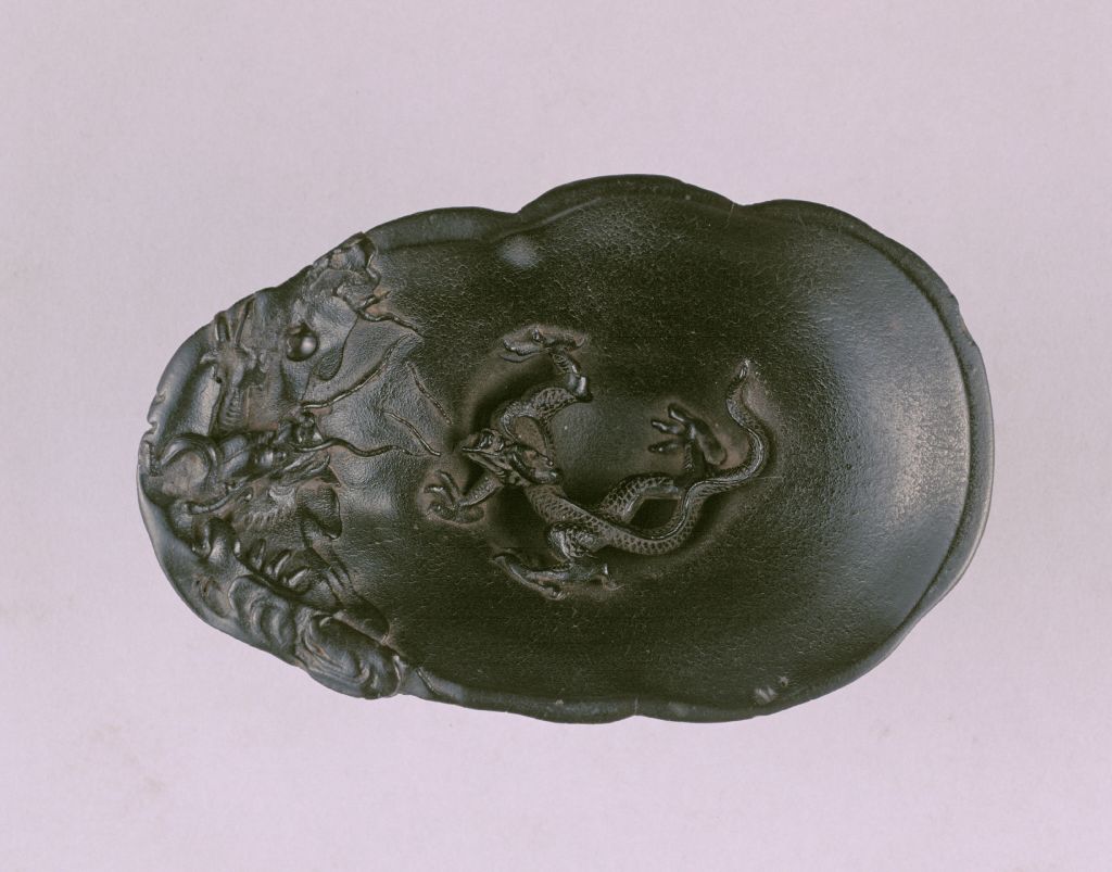 图片[2]-Rhinoceros horn carved sea water cloud dragon cup-China Archive